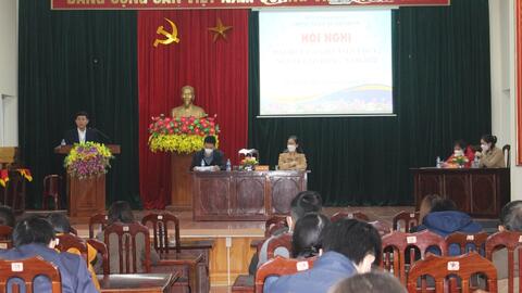 Hội nghị đại biểu cán bộ, viên chức, người lao động năm 2022 của Trung tâm Y tế huyện Nho Quan